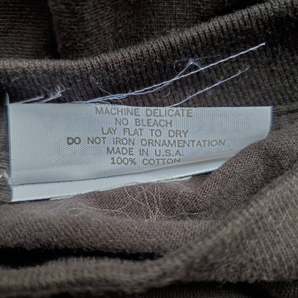 Christine Alexander Embroidered Black T-Shirt Size XXL - Picture 7 of 7